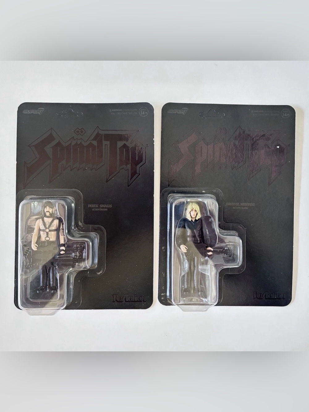 Super7 Spinal Tap None More Black ReAction Figure Set Derek David Wave 2